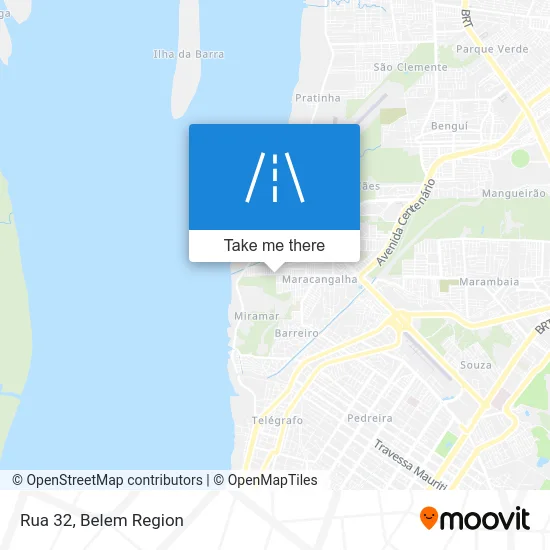 Rua 32 map
