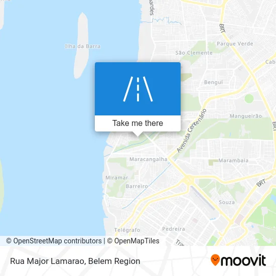Rua Major Lamarao map