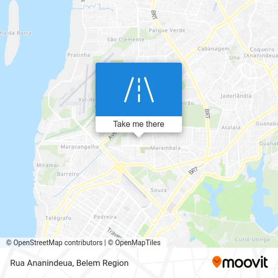 Rua Ananindeua map