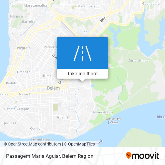 Passagem Maria Aguiar map