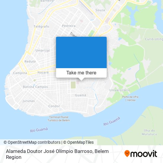 Alameda Doutor José Olímpio Barroso map