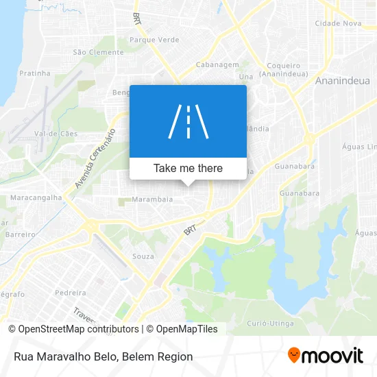 Rua Maravalho Belo map