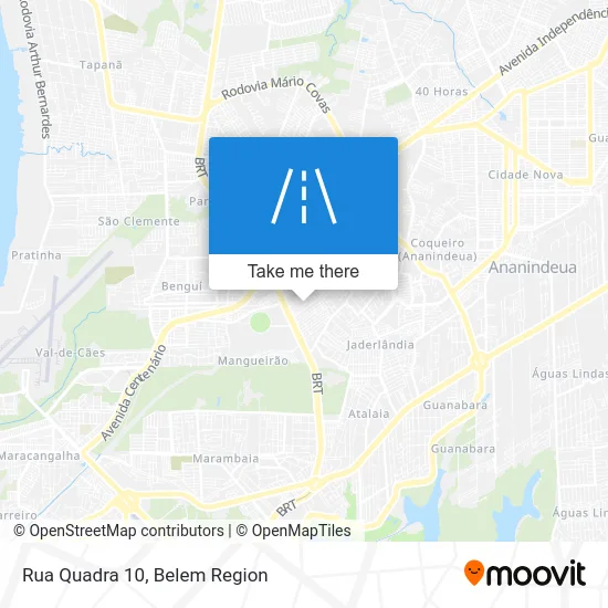 Rua Quadra 10 map