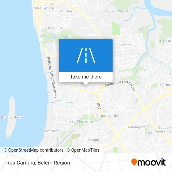 Rua Camarã map