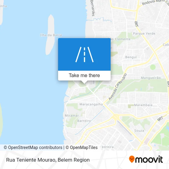 Rua Teniente Mourao map