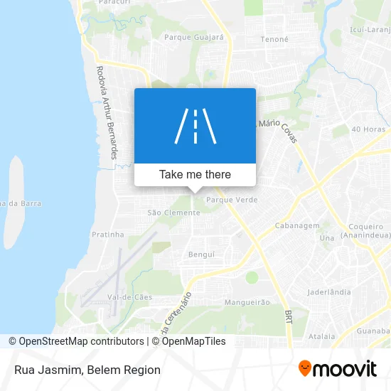 Rua Jasmim map