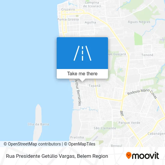 Rua Presidente Getúlio Vargas map