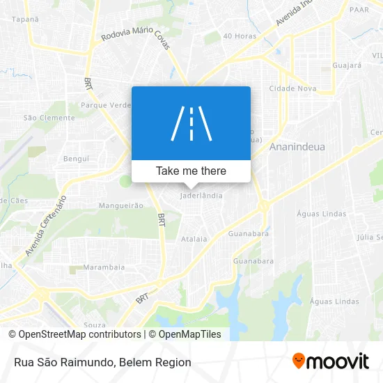 Rua São Raimundo map
