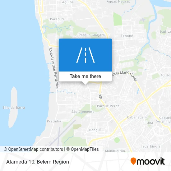 Alameda 10 map