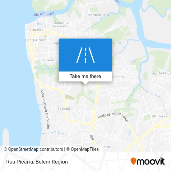 Rua Picarra map