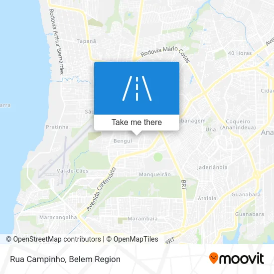 Rua Campinho map
