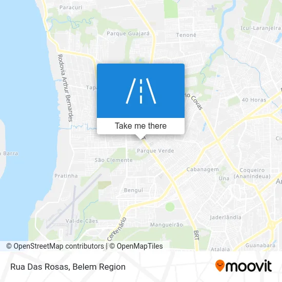 Rua Das Rosas map