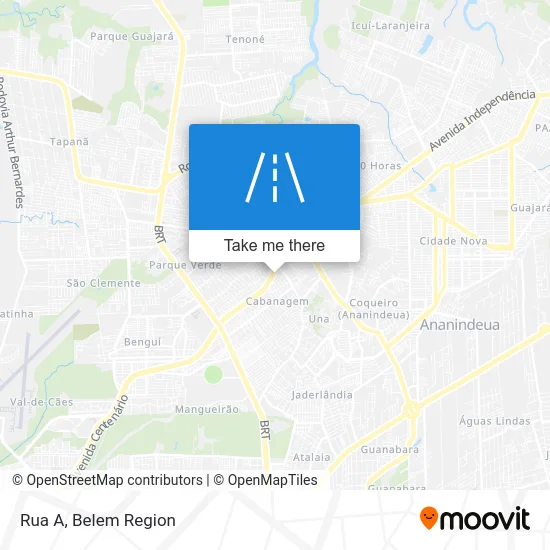 Rua A map