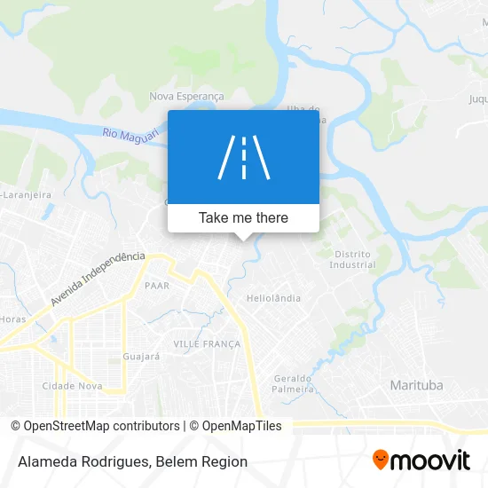 Alameda Rodrigues map