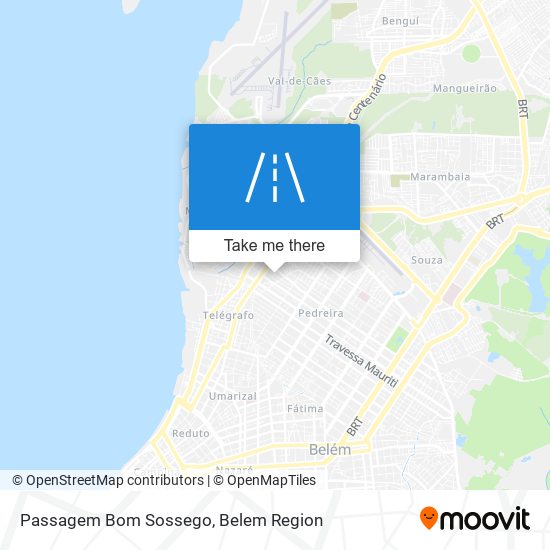 Passagem Bom Sossego map