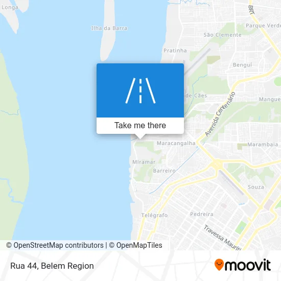 Rua 44 map