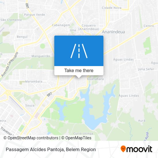 Passagem Alcídes Pantoja map