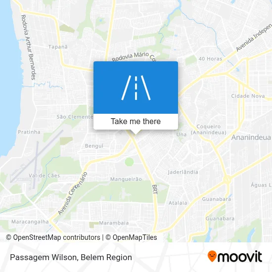 Passagem Wilson map