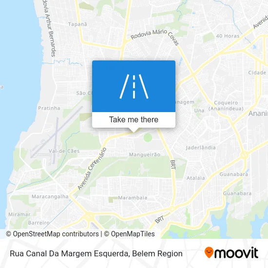 Rua Canal Da Margem Esquerda map