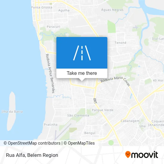 Rua Alfa map