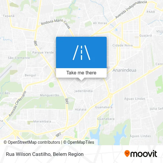 Rua Wilson Castilho map