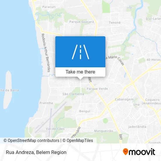 Rua Andreza map
