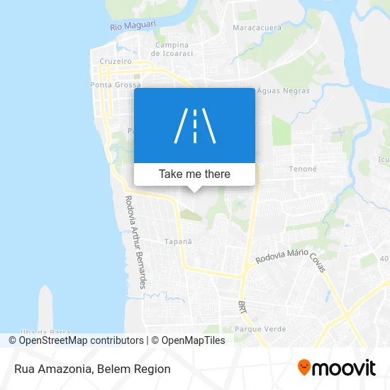 Rua Amazonia map