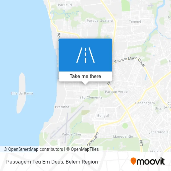 Passagem Feu Em Deus map