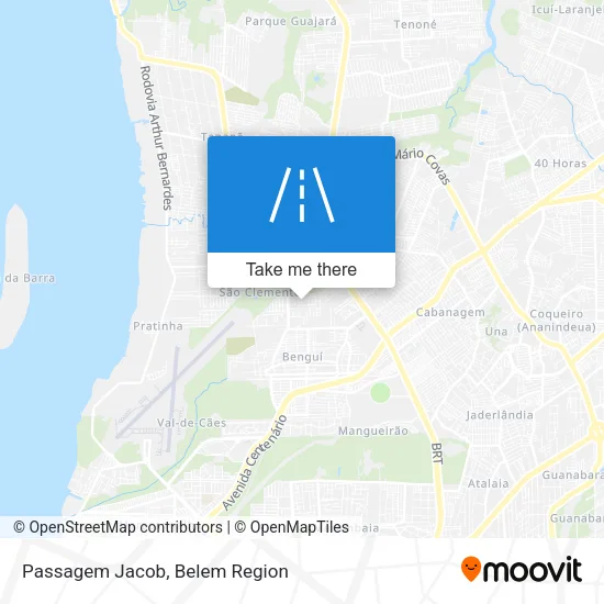 Passagem Jacob map