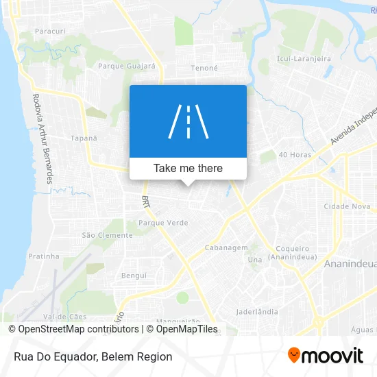 Rua Do Equador map