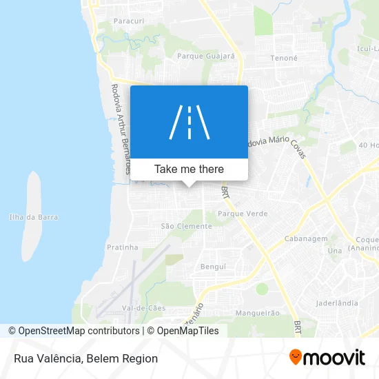 Rua Valência map