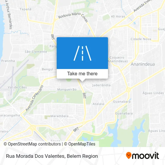 Rua Morada Dos Valentes map