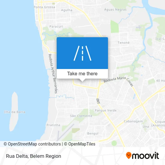 Rua Delta map