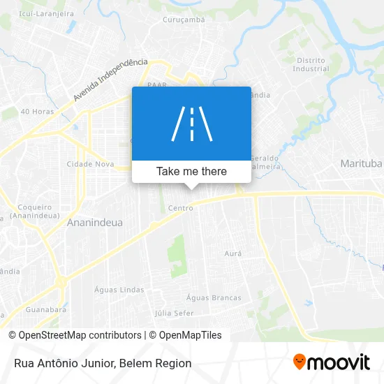 Rua Antônio Junior map