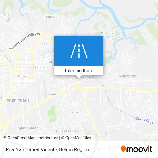 Rua Nair Cabral Vicente map
