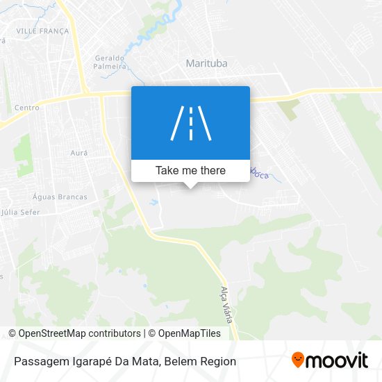 Passagem Igarapé Da Mata map
