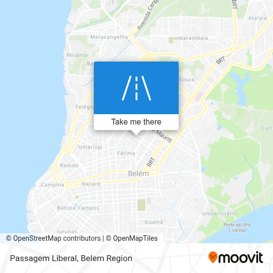 Passagem Liberal map