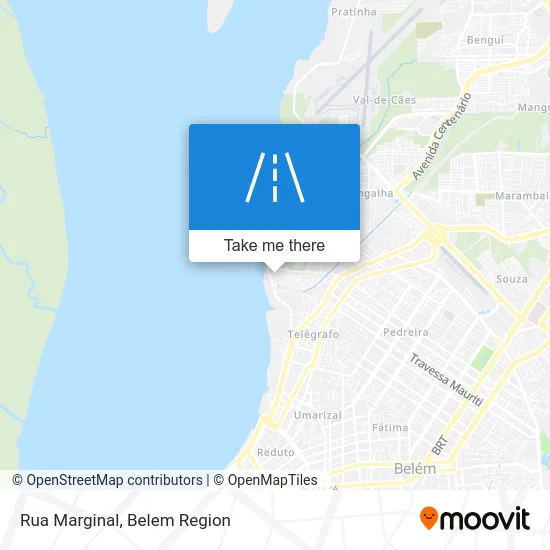 Rua Marginal map