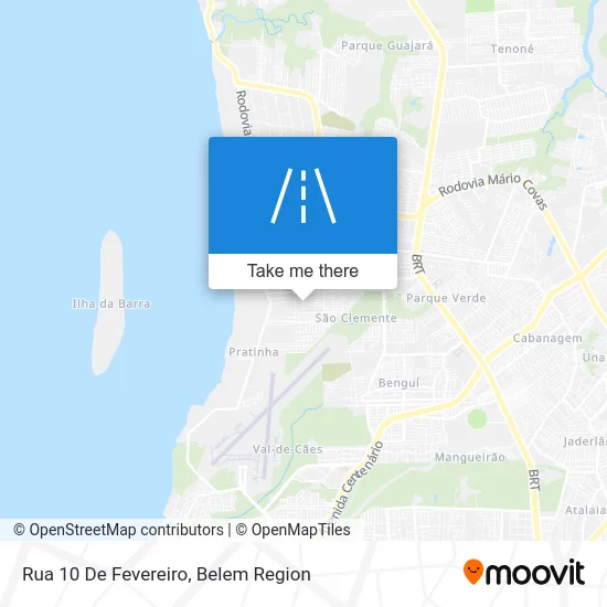 Rua 10 De Fevereiro map