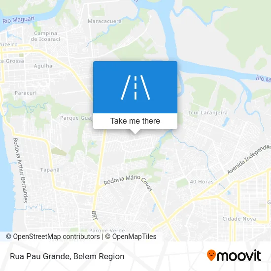 Rua Pau Grande map