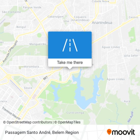 Passagem Santo André map