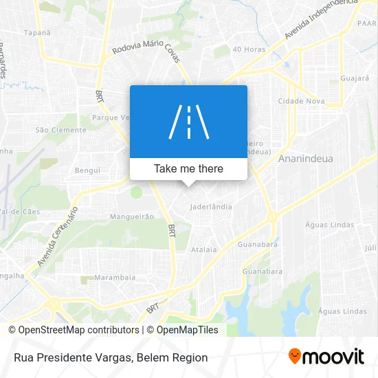 Rua Presidente Vargas map