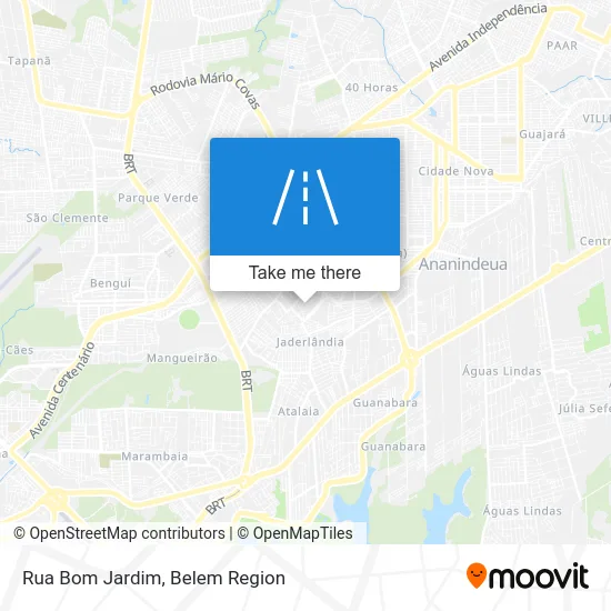 Rua Bom Jardim map