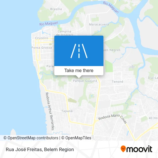 Rua José Freitas map
