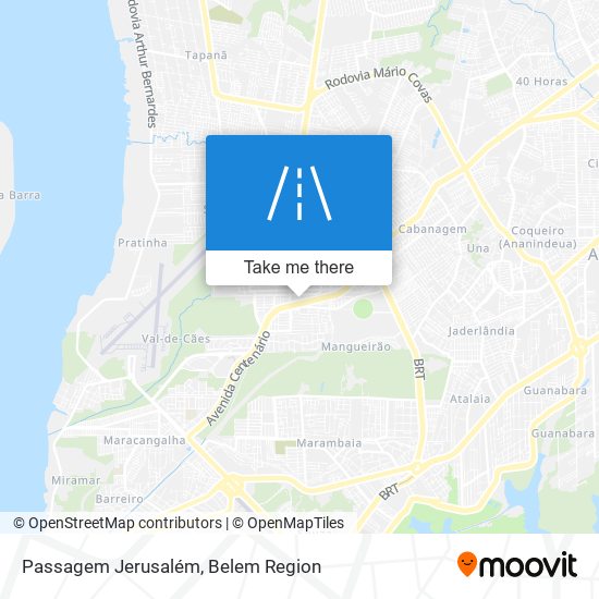 Mapa Passagem Jerusalém