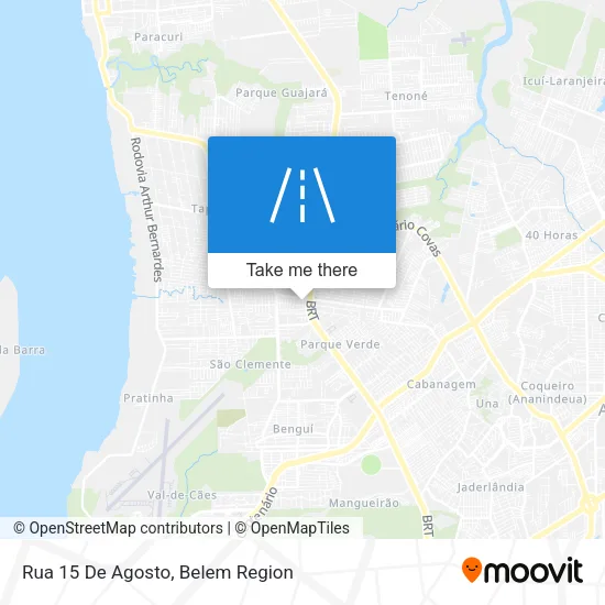 Rua 15 De Agosto map
