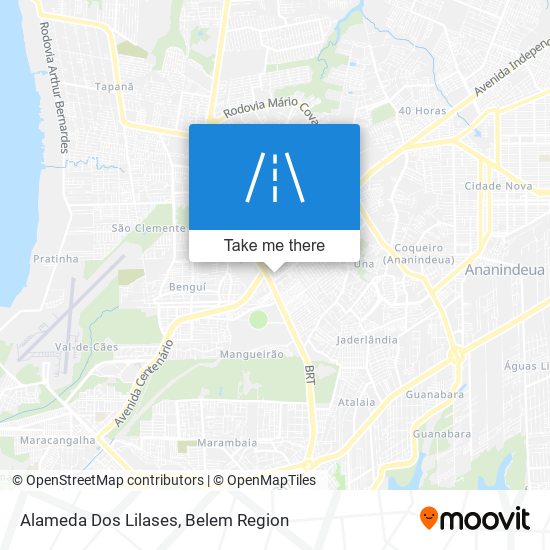 Alameda Dos Lilases map