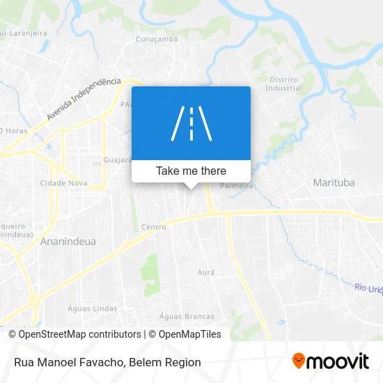 Rua Manoel Favacho map