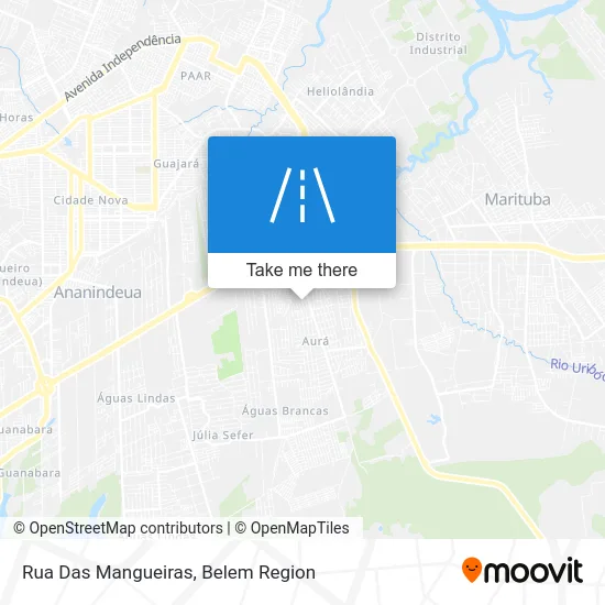 Rua Das Mangueiras map