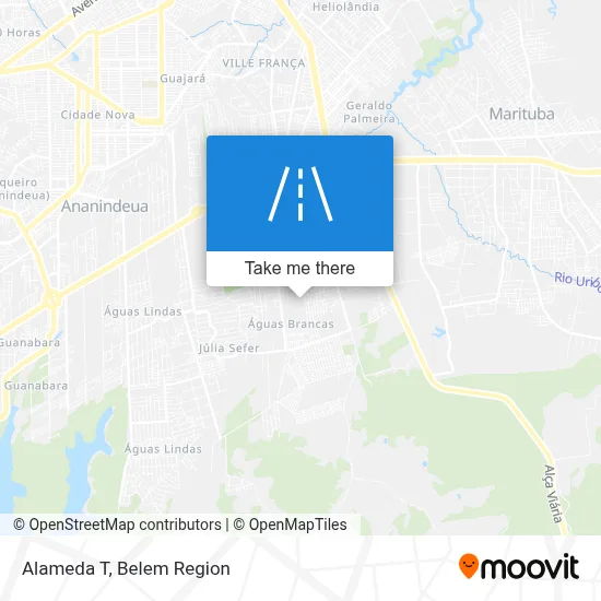 Alameda T map